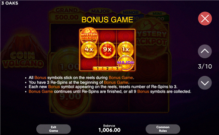 Coin Volcano Regeln Seite 3